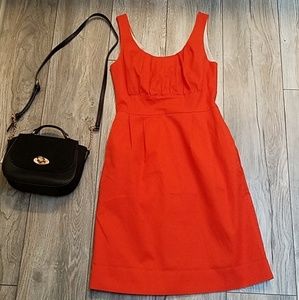 J Crew orange dress